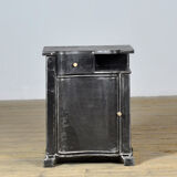 Set of iron bedside tables, circa 1930