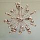 Sputnik chandelier in chrome metal, 20 light points, 70s