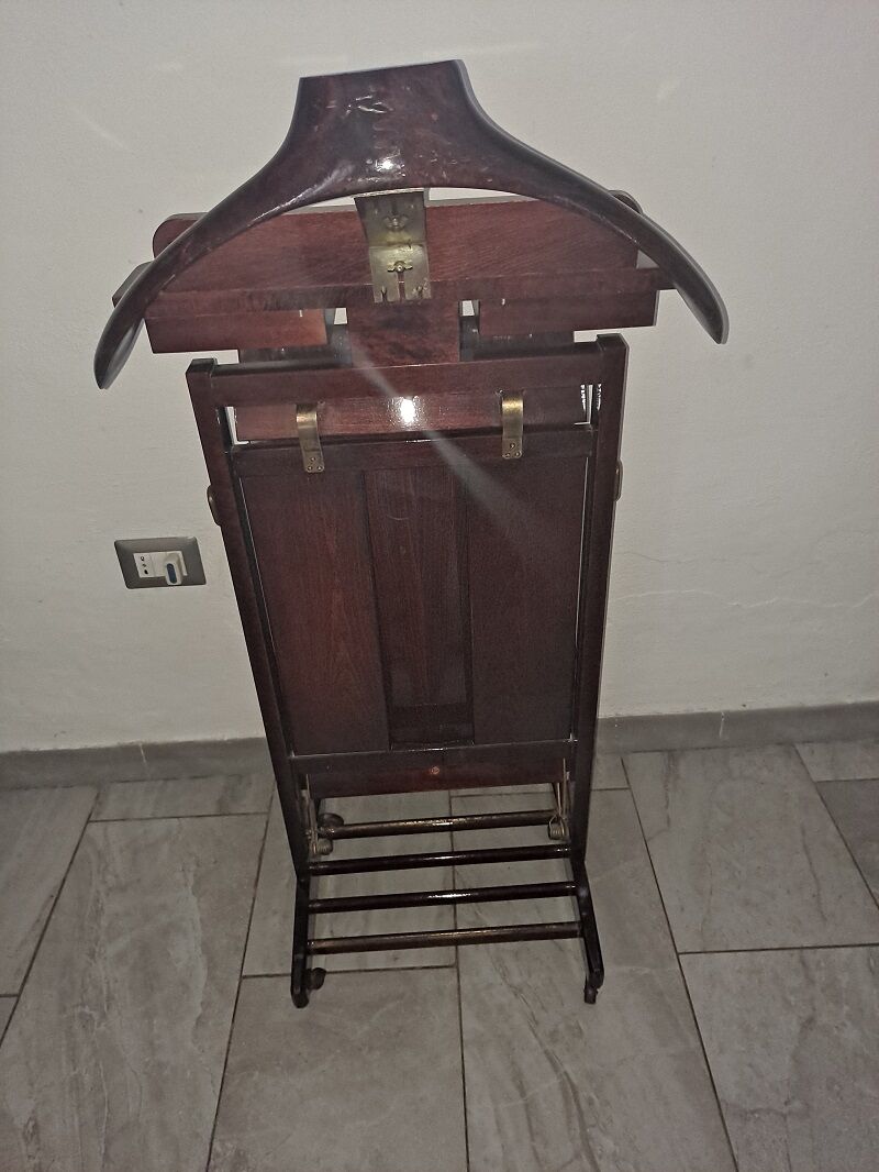 Super Mahogany Italian Designer Night Valet Dressboy