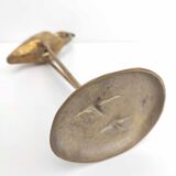 Great Blue Heron XL Golden Brass Ht 48cm