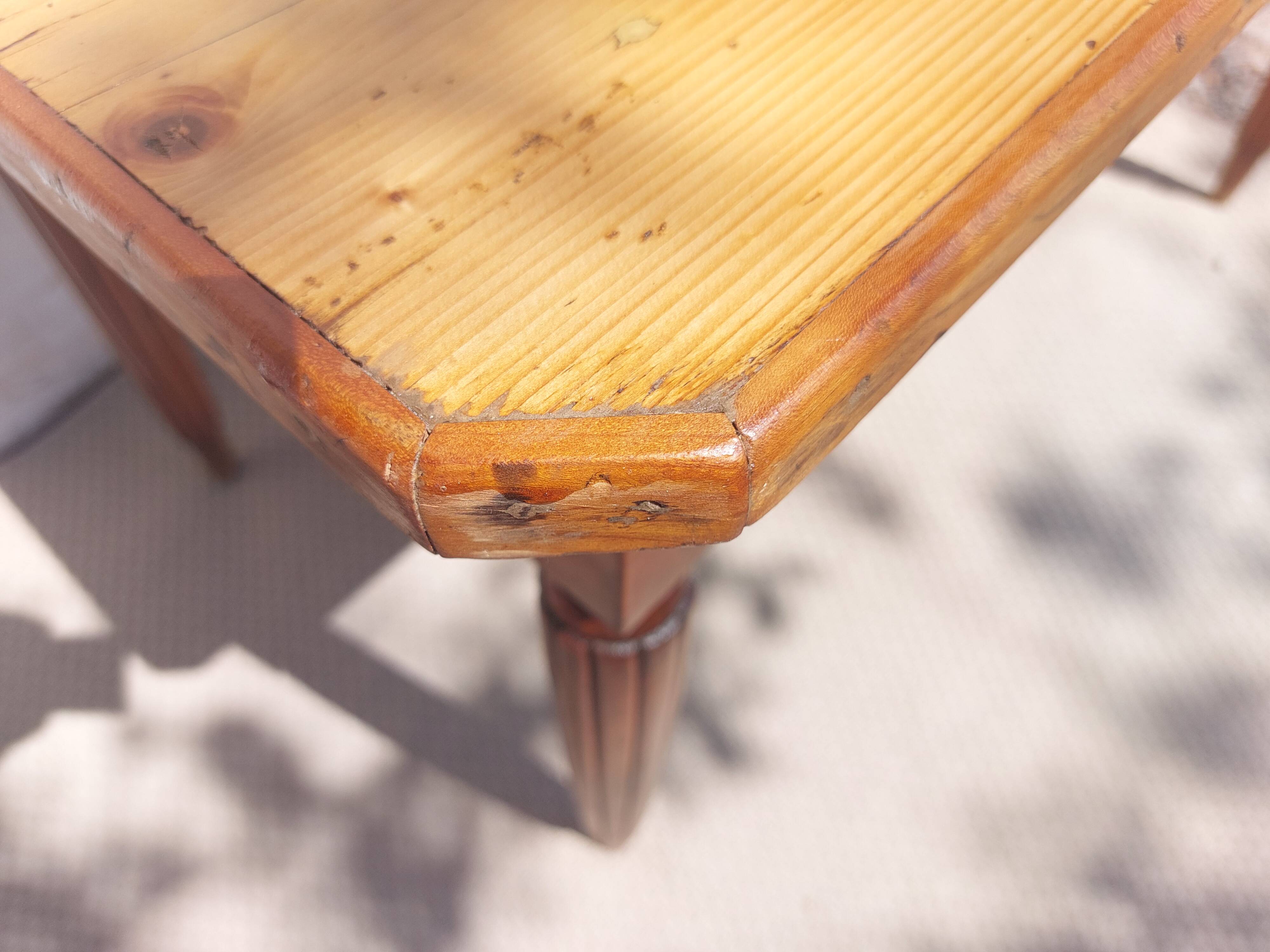 bistro table, countryside or office, 2 drawers
