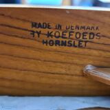 A set of six vintage Danish design dinning chairs by Niels Koefoed