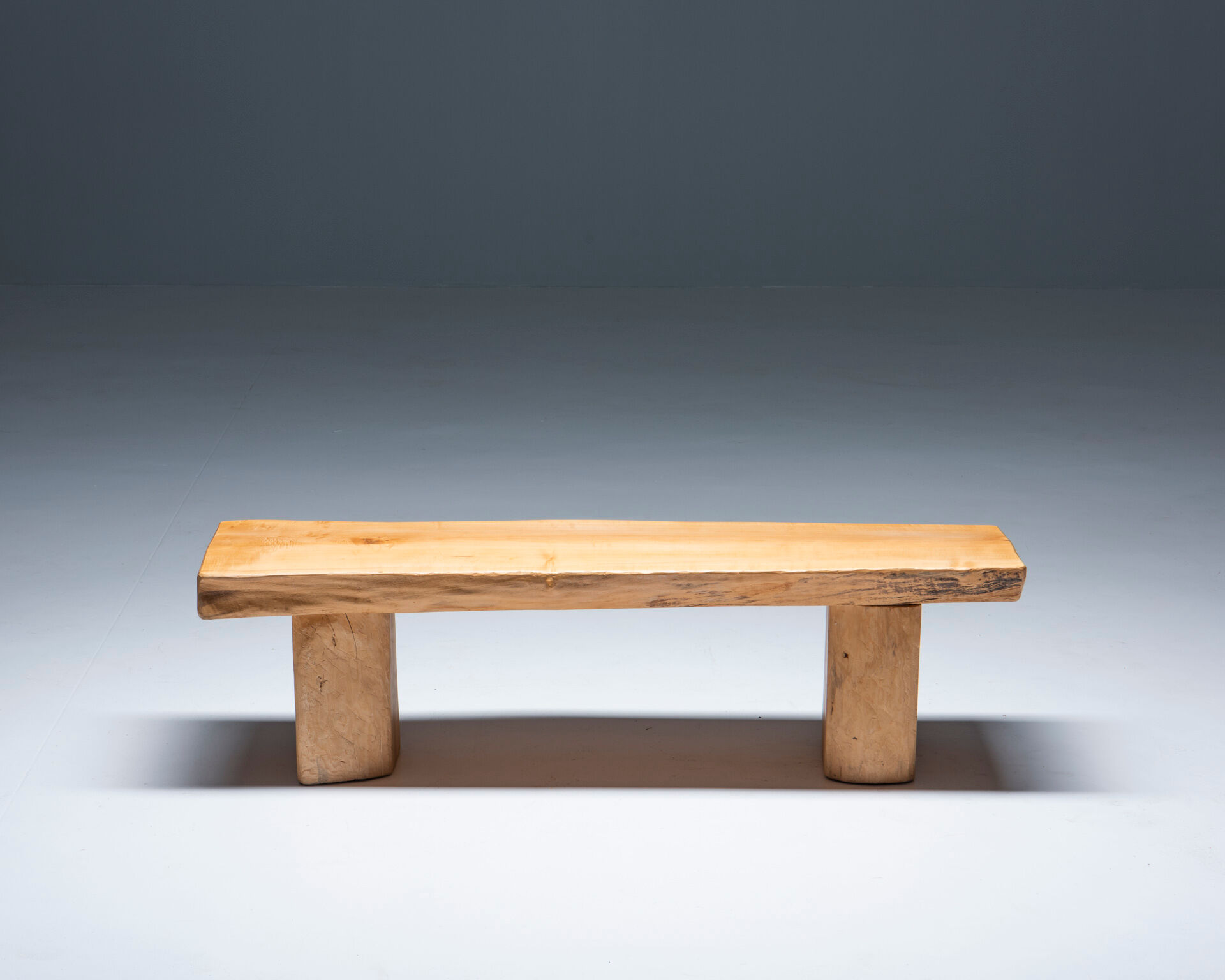 Bench in Solid Birch, Sweden, 1970's