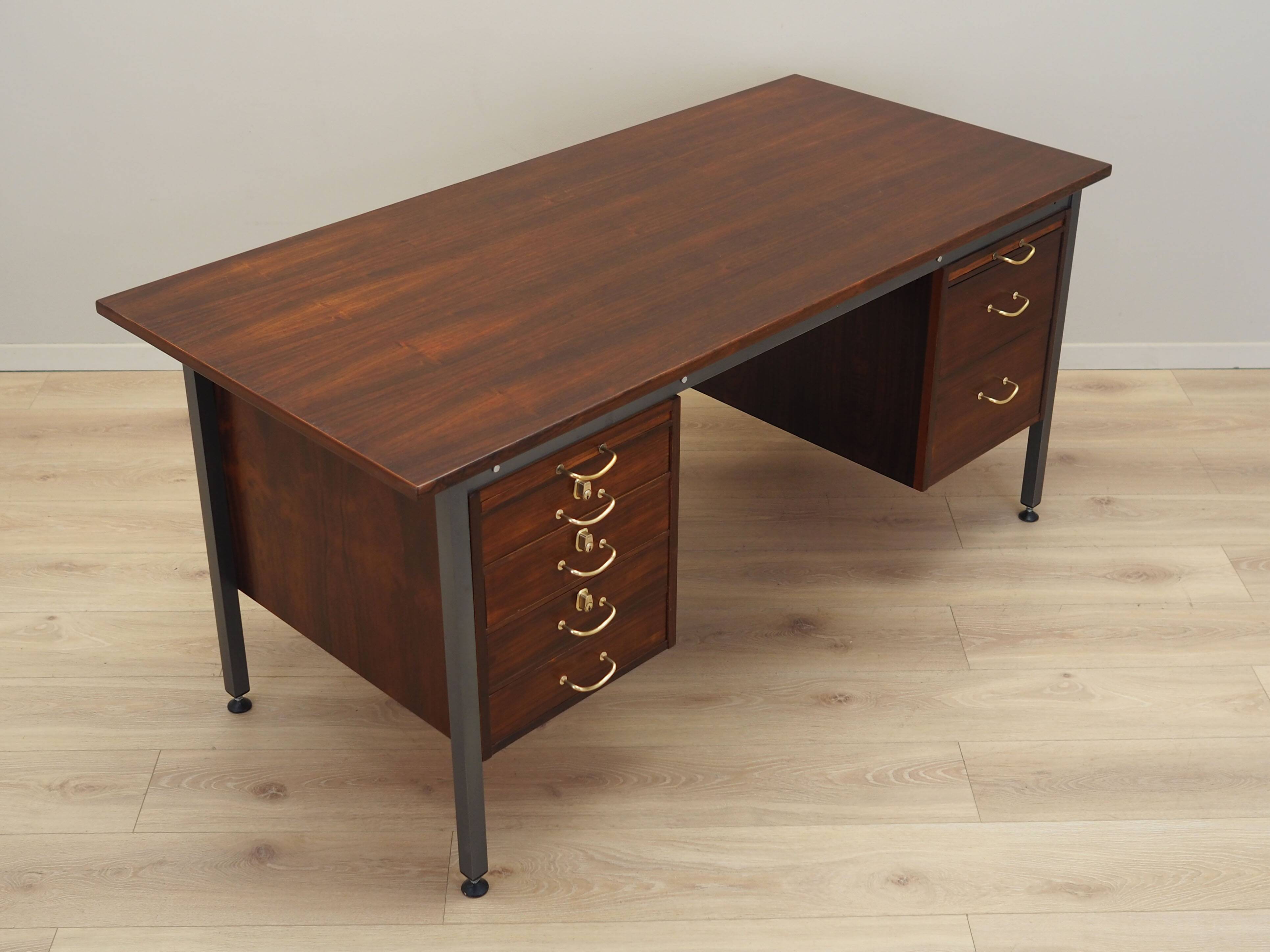 Rosewood desk, Danish design, 1970s, production: Denmark