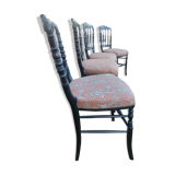Set of four Napoleon 3 chairs