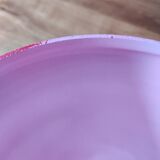 Globe en verre de couleur rouge