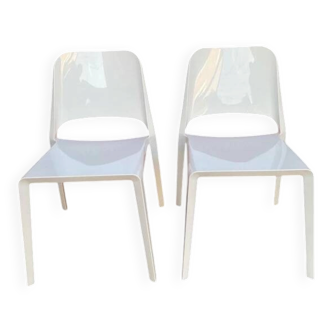 Set of 2 "Kate" chairs – Roberto Barbieri for Zanotta