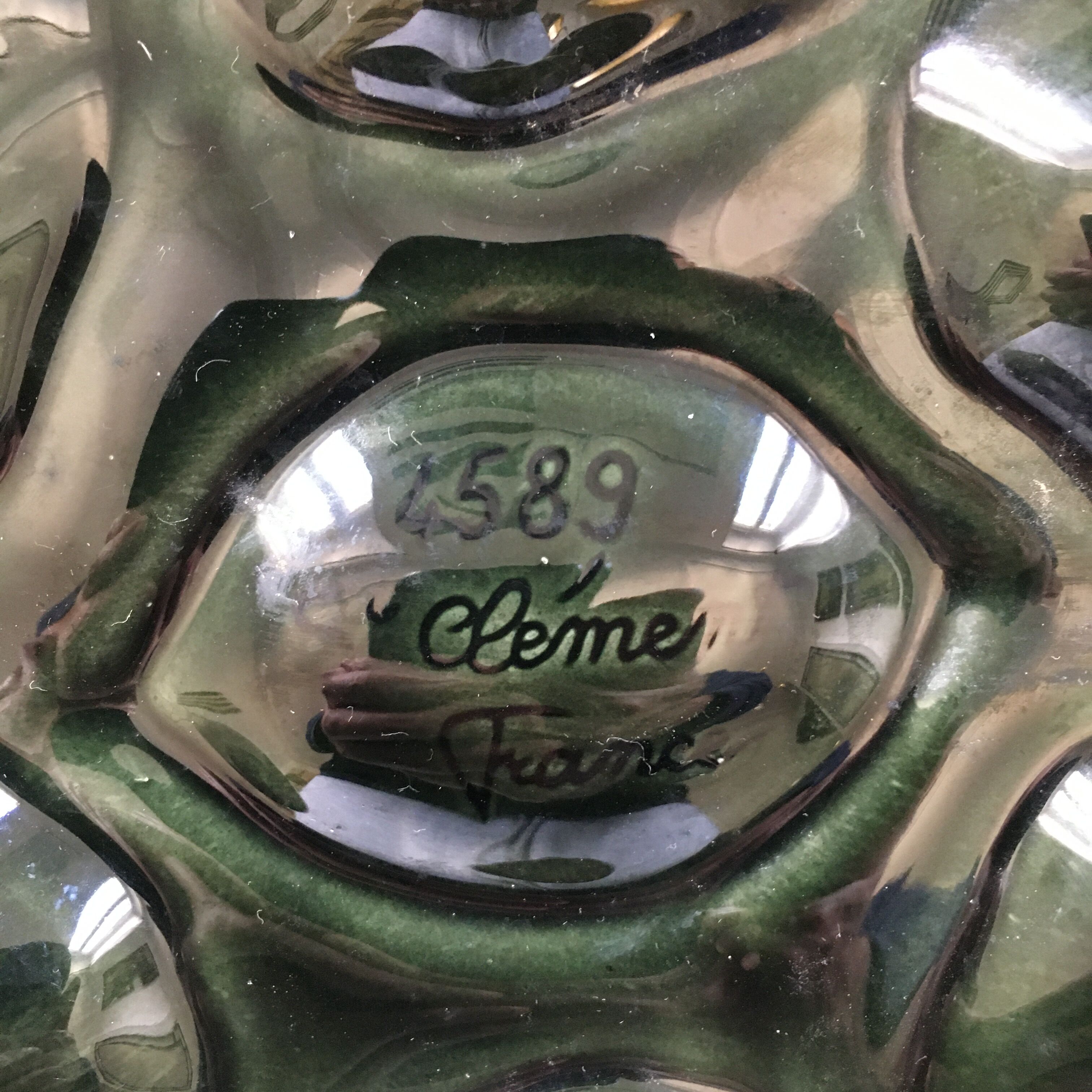 Lot de 6 assiettes à huîtres St Clément