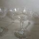 11 antique champagne glasses