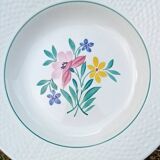 Assiettes creuses Fabiola de Digoin Sarreguemines