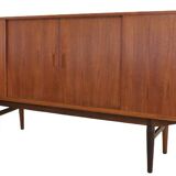 Deens en teck du milieu du siècle design Westergaard midboard 'Snertinge' | 200,5 cm