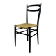 Vintage Italian cord chair from the 1960s by Gio Ponti.