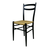 Vintage Italian cord chair from the 1960s by Gio Ponti.