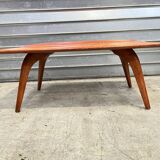 Scandinavian style wooden coffee table