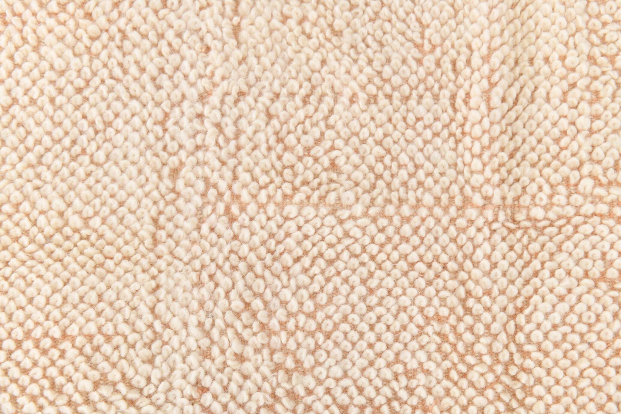 6x10 Pale Salmon Beige Handmade Contemporary Vintage Rug