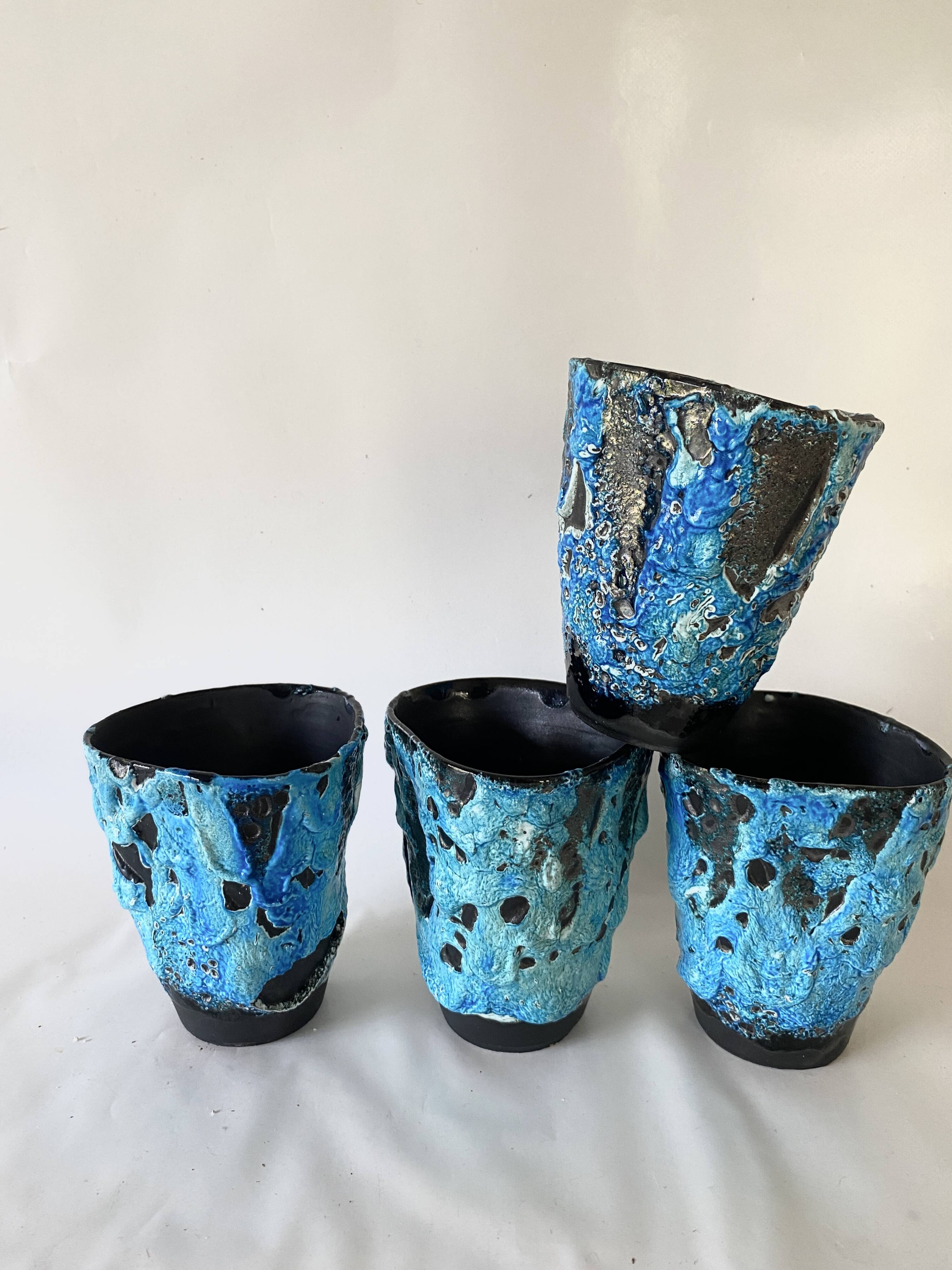 Ceramic vases from the 1970s