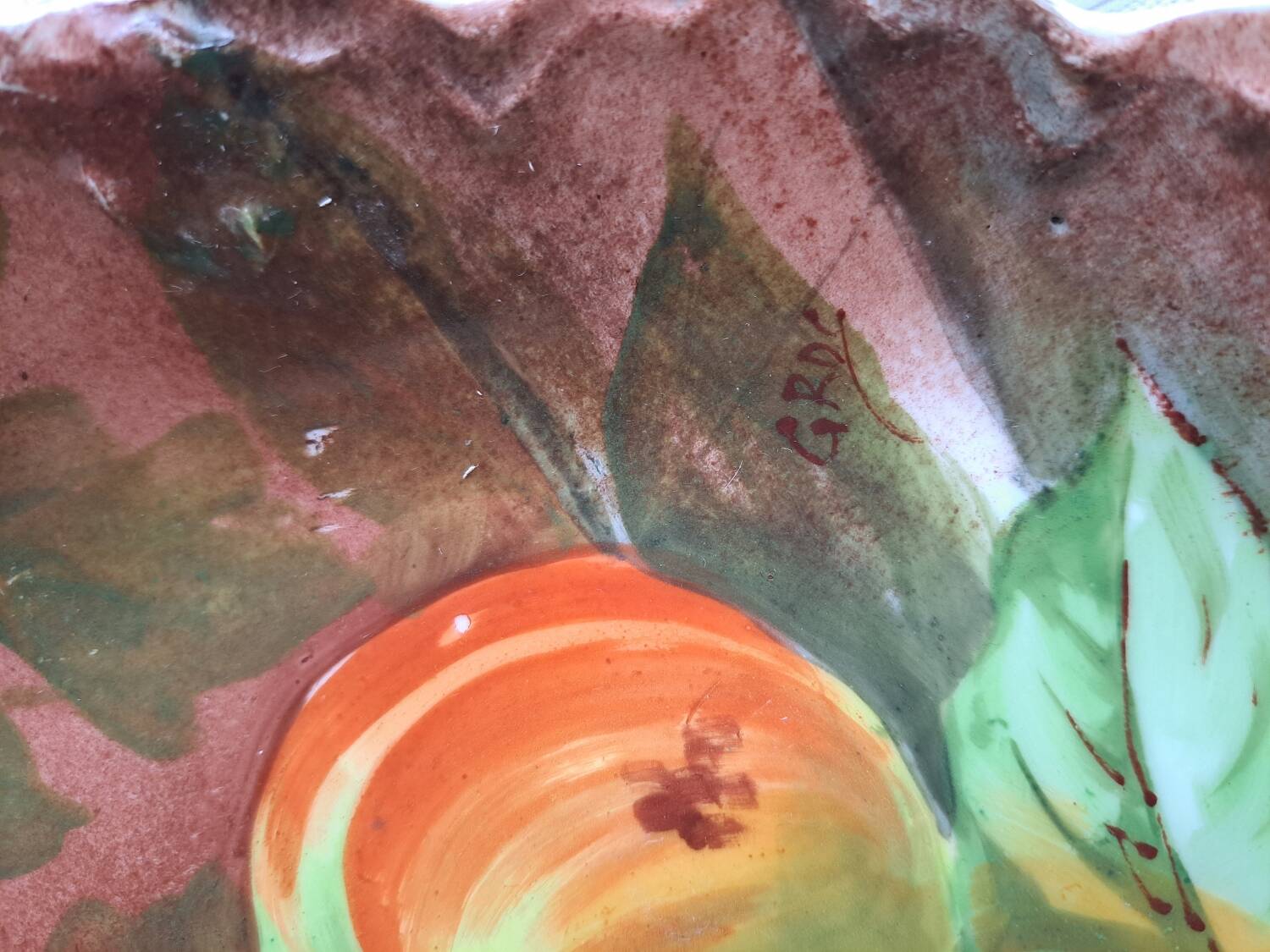 Large Limoges fruit dish