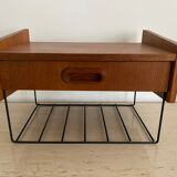Vintage teak wall shelf