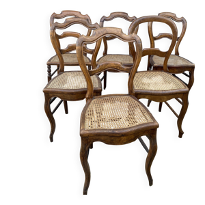 6 chaises dépareillées