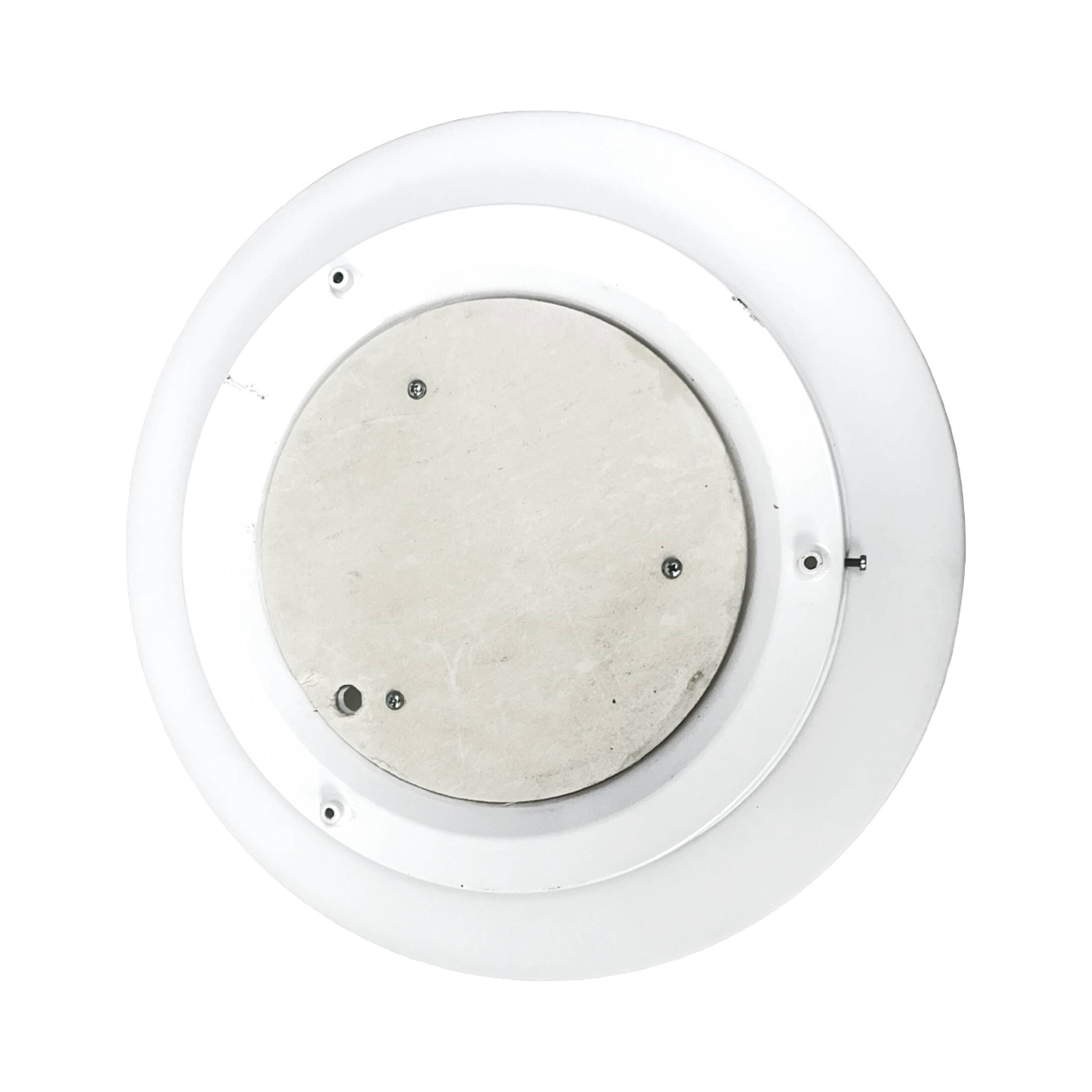 Peill & Putzler ceiling lamp – Germany, 1970s, opal glass, 40 cm, 3×E27