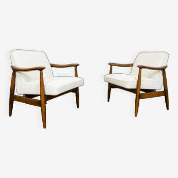 Customizable Pair Of Restored Mid Century Armchairs, 1960s