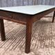Vintage farm table from the reconstruction period in fir.