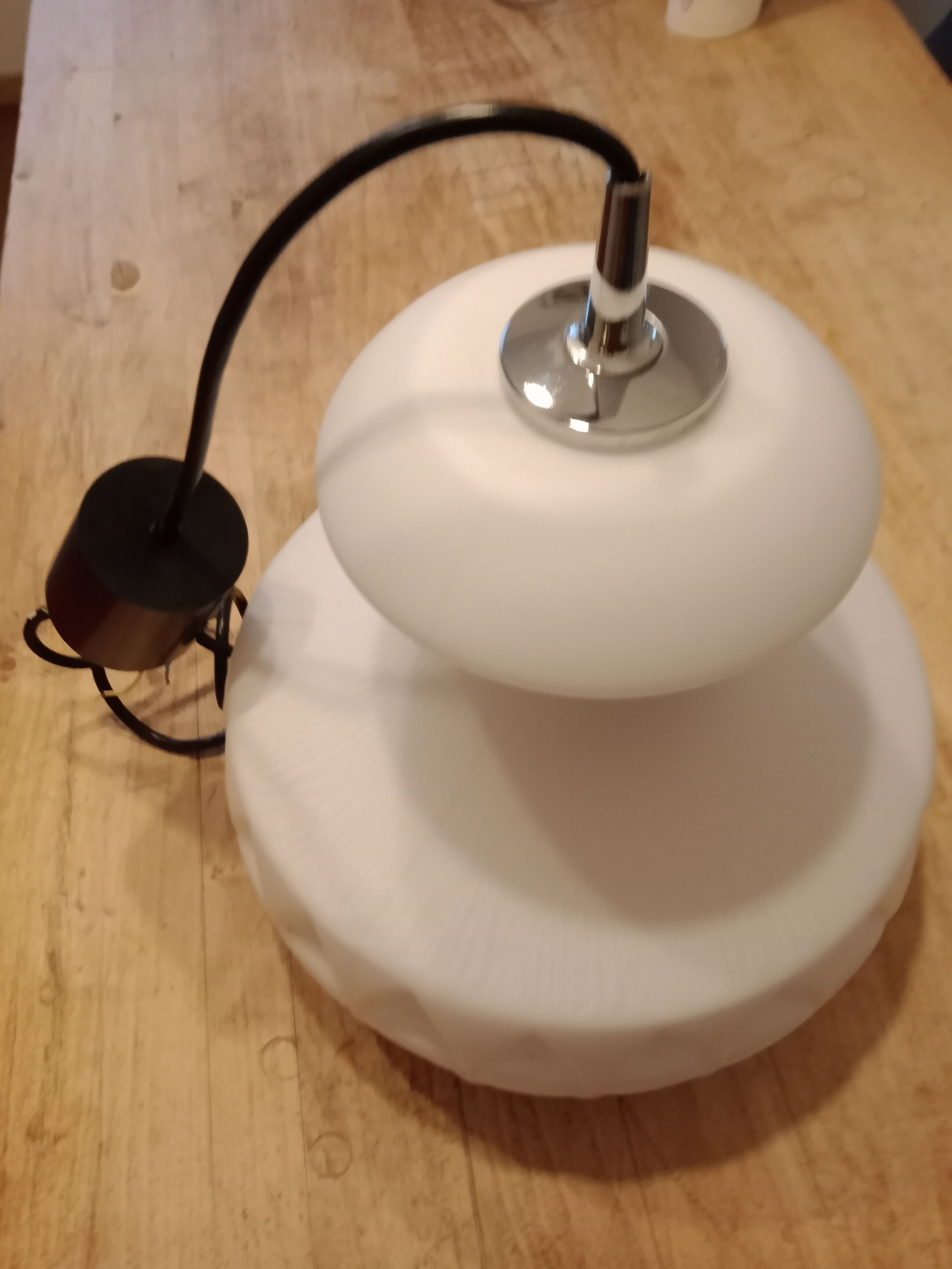 Vintage opaline hanging