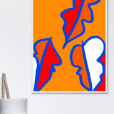 Illustration "Feuilles orange"