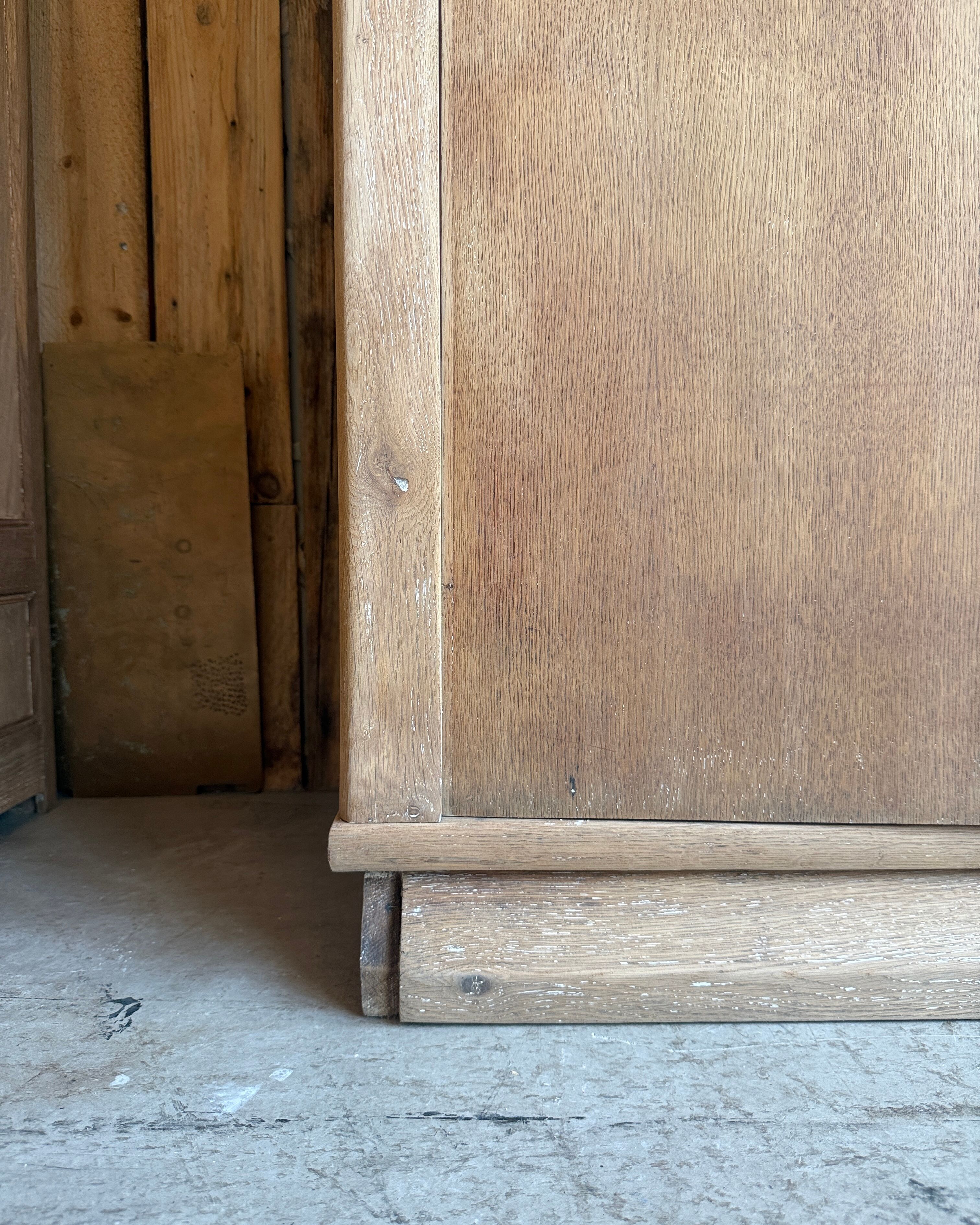 Art Deco oak library cabinet (renovated)