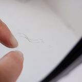 Large Vivai del Sud wall mirror in black lacquered bamboo - 1970s