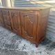 Picard enfilade in Louis XV style made of solid oak.