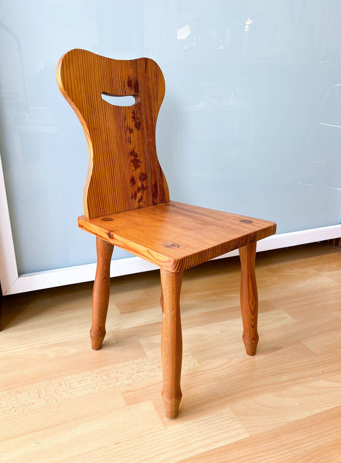 Brutalist style children's chair