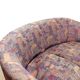 Vintage wooden fabric sofa Italy 1960s original