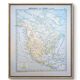 North America. Geographical map printed in 1900.