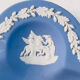 Small Wedgwood blue jasperware trinket dish – England