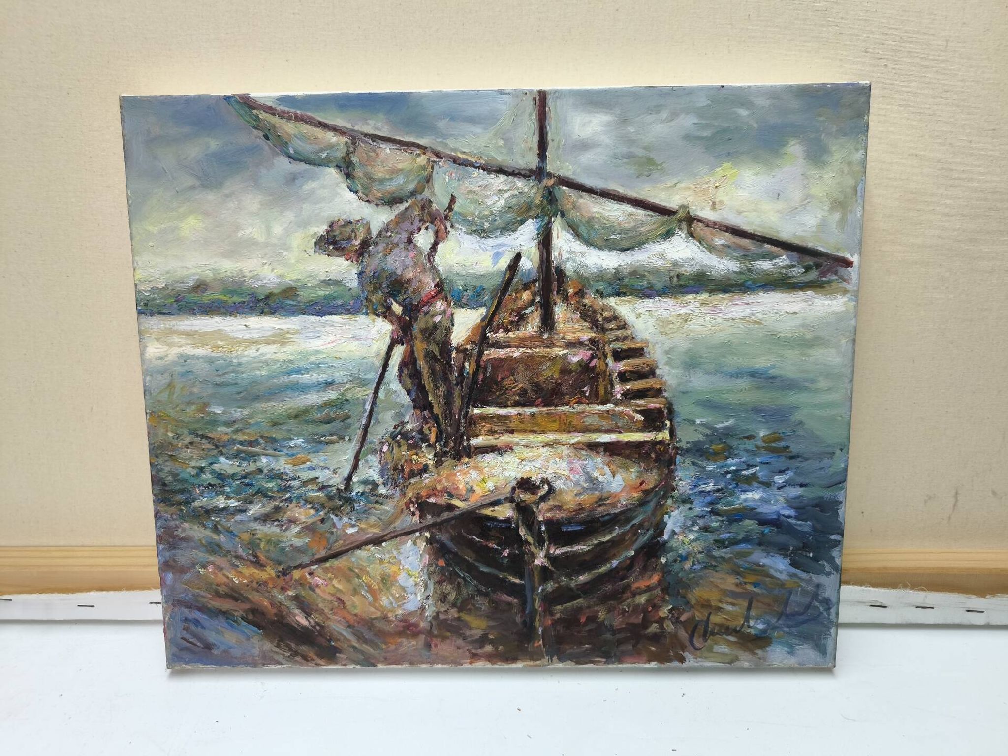 Venetian oil painting on canvas