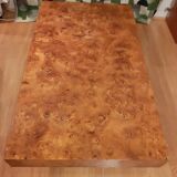 Coffee table in elm magnifying glass