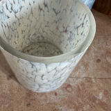 Set of two designer glass candle holders