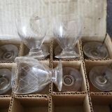 Set of 11 Bayel crystal goblets
