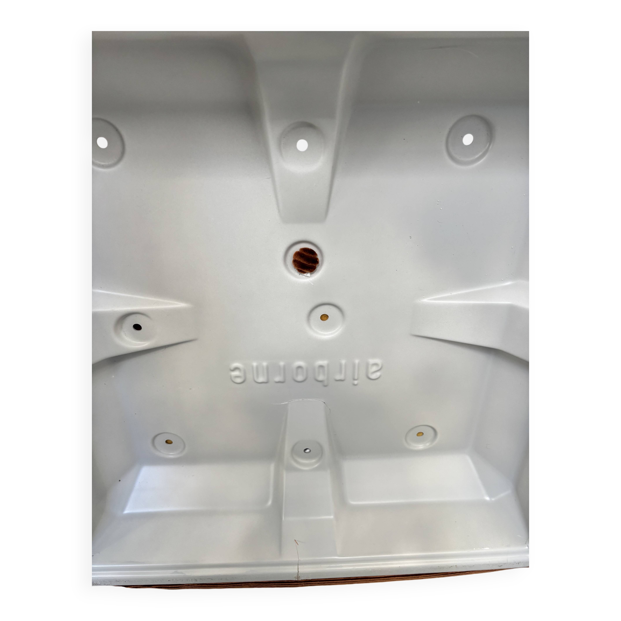 Paire de chauffeuses "patate" pour Airborne, années 70