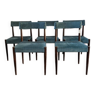 Chaises en velours