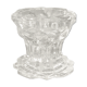Reims crystal candle holder signed