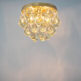 Small Murano glass ceiling pendant in the shape of a drop by C.Palme, Germany, 1970s.