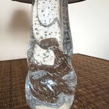 Small Schneider crystal lamp from the 50s
