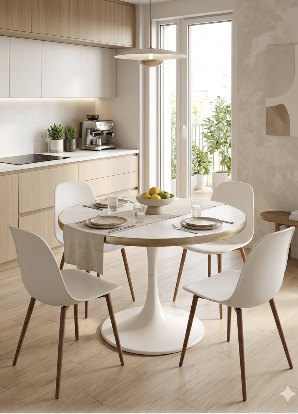 Table à manger design iconique Tulipe