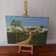 Vintage colonial style exotic painting