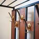 Coat rack with mirror and chest vintage