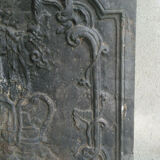 Cousance cast iron chimney plate