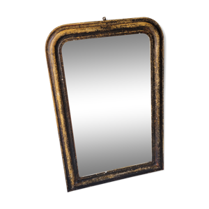 Miroir louis philippe effet bois