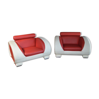 Pair of 70s armchairs